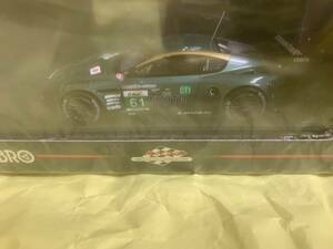 ASTON MARTIN AKASAKA DBR9 Asian Le Mans Series Okayama 2009 No.61 1/43 EBBRO ミニカー