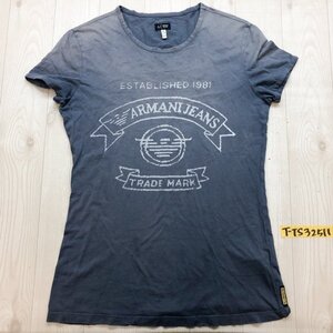 ARMANI EXCHANGE アルマーニエクスチェンジ メンズ ロゴプリント 半袖Tシャツ USA S 紺