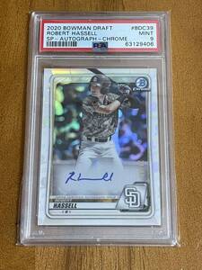 Robert Hassell ロバートハッセル　 直筆サインカード99枚限定　バリエーション　レア　MLBトッププロスペクト　Topps Bowman Chrome