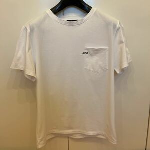 a.p.c アーペーセー Tシャツ 半袖 ホワイト 白 クルーネック 