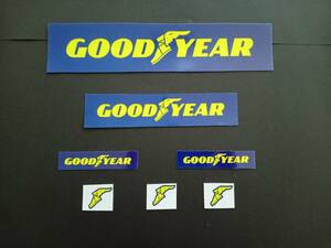 非売品【7枚セット】 GOODYEAR グットイヤー ステッカー デカール タイヤ メーカー コレクション放出