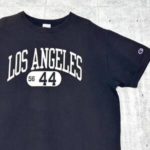 Champion 大きいサイズ XL 半袖 スウェット Tシャツ チャンピオン　　Los Angeles アーチロゴ 地名 カレッジタイプ ユニセックス 柳10134