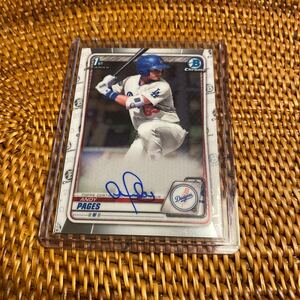 Topps Bowman Chrome 1st Bowman Andy Pages Auto