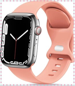 1円~【245】Apple Watch バンドベルトシリコン42mm グレープフルーツ