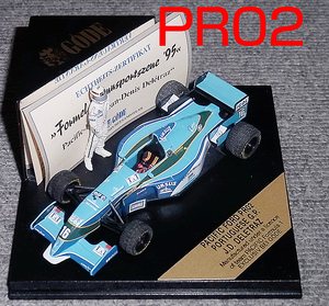 GODE別注 ONYX 1/43 パシフィック フォード PR02 デレトラズ 1995 Pacific FORD ドゥレトラーズ