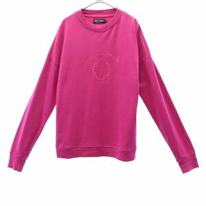 フレッドペリー 長袖 トレーナー 10 ピンク FRED PERRY スウェット レディース