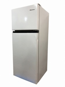 ★未使用★ Hisense ハイセンス ノンフロン冷凍冷蔵庫 HR-B12HW 2024年製 ホワイト 124L 直接お渡し歓迎 GKK573738相