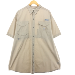 古着 コロンビア Columbia PFG 半袖 フィッシングシャツ メンズXL /eaa447511 【SS2409_30%】