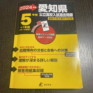 2024年度　愛知県公立高校入試過去問題