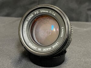 MK0611-36　ゆうパック着払い　CANON　LENS　FD　50mm　1:1.4　カメラレンズ　キャノン　光学機器