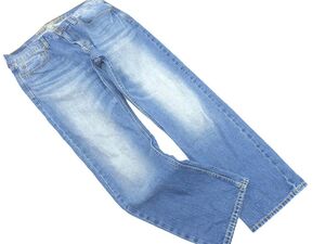 AMERICAN EAGLE アメリカンイーグル ストレート デニムパンツ size34/青 ■■ ☆ ehc3 メンズ