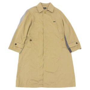 ◆美品◆ アンダーカバイズム UNDERCOVERISM Pe/C ツイル後ハギコート 再構築 メンズ ベージュ×グレー size2 UI1B4301 2022SS [Y03260]