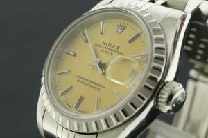 LVSP6-6-109 7T065-29 ROLEX ロレックス 腕時計 69240 オイスターパーペチュアル デイト S番 約48g レディース シルバー ケース付き 中古