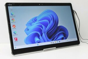 1円スタート タブレットPC Windwos11 WPS office搭載 富士通 Arrows Tab Q738 第7世代 Core i5 SSD256GB メモリ4GB 13.3インチ カメラ