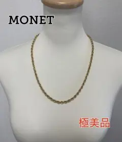 Monet  ゴールド ツイスト チェーン ネックレス モネ 金 k