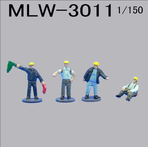 MLW3011　森林鉄道作業員・3箱セット