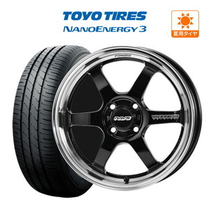 サマータイヤ ホイール 4本セット ボルク TE37 KCR PROGRESSIVE MODEL TOYO NANOENERGY ナノエナジー 3 165/50R15