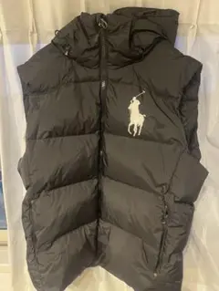 Polo Ralph Lauren ブラックダウンベスト XL