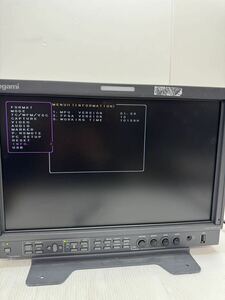 IKEGAMI HLM-1504WR 15型マルチフォーマットビデオモニター HD-SDI 使用時間:10139H