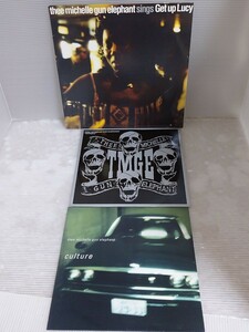 thee michelle gun elephant ミッシェル・ガン・エレファント 10インチ/12インチ アナログレコード3枚セット Get Up Lucy RUMBLE Culture