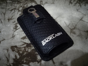 超レア新品!!(定価33000)バックラッシュ BACKLASH・オイルパイソン iphoneケース