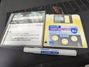 maxell 3.5インチ 湿式　フロッピードライブヌ七クリーナー　中古