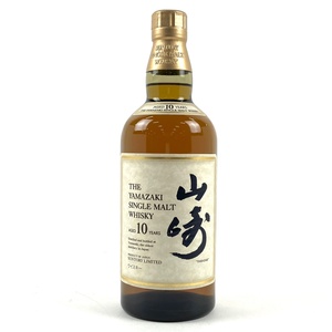 【東京都内限定お届け】 サントリー SUNTORY 山崎 10年 シングルモルト ホワイトラベル 700ml 国産ウイスキー 【古酒】