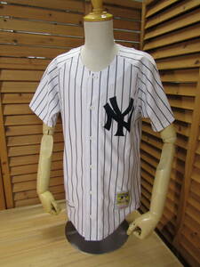 M1 △820【mitchell & ness ミッチェル ＆ ネス】NEW YORK YANKEES 1973 Thurman Munson ベースボールシャツ ユニフォーム SIZE 36