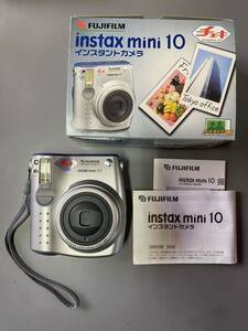 FUJIFILM instax mini10 チェキ / 富士フイルム カメラ 動作未確認 (箱付き)