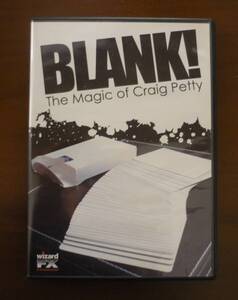 ★マジック解説DVD:BLANK The Magic of Craig Petty[中古:英語版]:ブランク・カード・マジックがテーマですが、ブランク・カード付属せず。