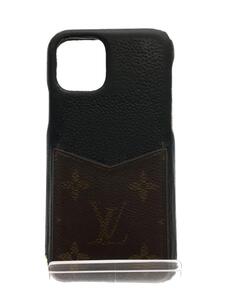 LOUIS VUITTON◆小物/iPHONE11Pro/BLK/レディース