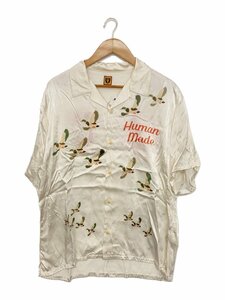 HUMAN MADE◆アロハシャツ/XL/レーヨン/WHT/Duck Rayon Aloha Shirts