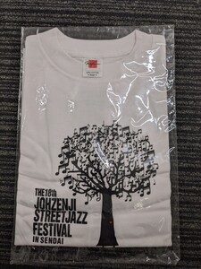 「18th 定禅寺ストリートジャズフェスティバル in 仙台 2008」　PLAYER Ｔシャツ（Sサイズ）未開封　JOHZENJI STREET JAZZ FESTIVAL