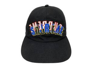 Supreme (シュプリーム) 21SS Stacked Cordura 6-Panel Cap スタックド コーデュラ 6パネル キャップ ブラック メンズ/028