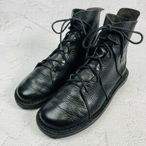 【人気】トリッペン trippen ノマド Nomad ショートブーツ 黒 ブラック 36 23~23.5cm 健康靴 コンフォート 幅広 ゆったり 快適 矯正