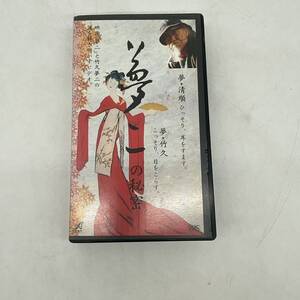 VHS 夢二の秘密 澤田研二 坂東玉三郎 APVK-4002 映画 鈴木清順 再生未確認 (検 ビデオ ビデオテープ 竹久夢二 レンタル落ち NN5D6