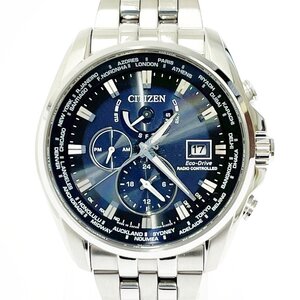 【1円スタート】CITIZEN シチズン H820-T021697 エコドライブ Limited Edition デイト SS 電波ソーラー メンズ腕時計 361890