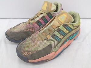 ◇ adidas クレイジー BYW 2.0 x ファレル ウィリアムス FU7369 スニーカー サイズ27ｃｍ グリーン系マルチ メンズ E