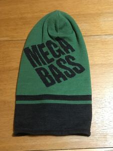 希少 メガバス ニット帽 顔抜き フリーサイズ フェイスマスク ネックウォーマー フェイスカバー 防寒 Megabass