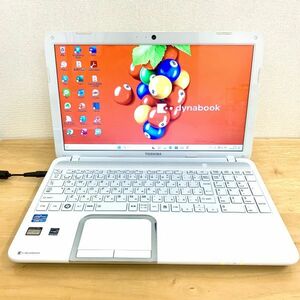 【1円スタート】15.6インチ TOSHIBA PT55258FBFW 高性能Intel Core i7 3630QM 16GB SSD1TB Blu-ray ノートパソコン (198)