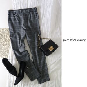 1万☆ユナイテッドアローズ/green label relaxing☆スリムテーパードパンツ 38サイズ☆A-O 0613