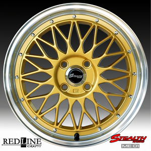 ■ ステルスレーシング ME01 ■ 16x5.5J　軽四用/人気のメッシュ!!　KENDA KR20　165/50R16 タイヤ付4本セット