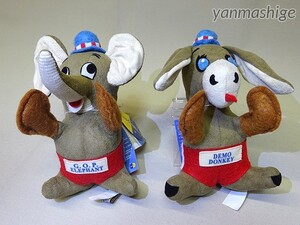 新品 2004復刻版 ドリームペッツ ロバ＆象 2体セット ダキン DEMO DONKEY GOP ELEPHANT DREAM PETS R.Dakin