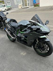 代理出品Kawasaki NINJA H2 カワサキ ニンジャ 2015年式　TrickStar スリップオン　6800km 個人出品