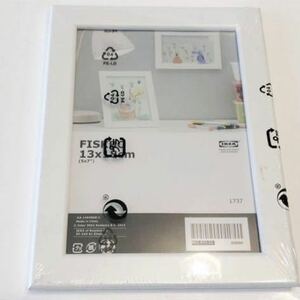 未使用！イケア IKEA FISKBO フィスクボーフレーム 22509 ホワイト アートフレーム フォトフレーム