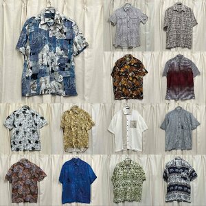 ○10点セット○ 半袖シャツ 総柄 柄シャツ まとめ売り 古着卸 卸売 ヴィンテージ 仕入れ