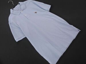 Abercrombie & Fitch アバクロンビー＆フィッチ 半袖 ポロシャツ sizeM/水色 ■◆ ☆ eeb0 メンズ