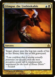 MTG ■金/英語版■ 《不可思の一瞥/Glimpse the Unthinkable》★FOIL★ ラヴニカ：ギルドの都 RAV