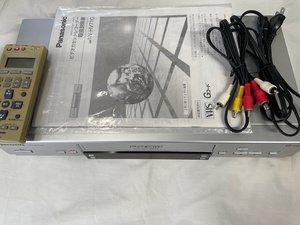 VHSビデオデッキ パナソニック Gコード付 Hi-Fiビデオカセットレコーダー [NV-HV71G] 取説付き 美品