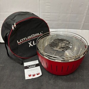 Q528-K44-6989 LOTUS GRILL ロータスグリル XL THE SMOKELESS CHARCOL GRILL ケース付き アウトドア キャンプ BBQ ⑤